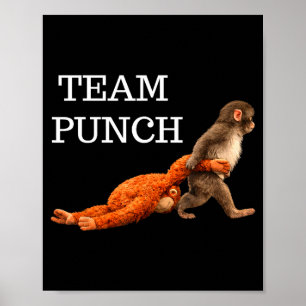 Poster Equipe soca bebê macaco soca tendência meme gráfic