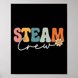 Poster Equipe Steam de Volta às Aulas Ciências Engenharia
