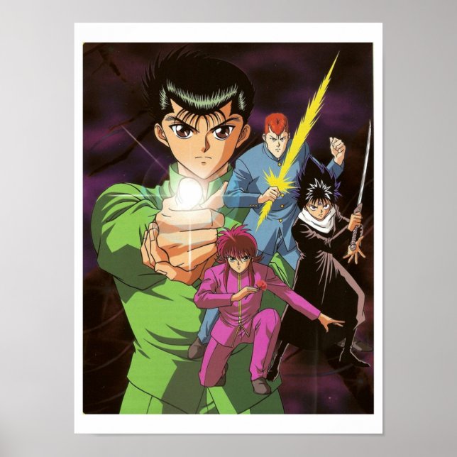 Poster Equipe Urameshi Yu Yu Hakusho (Frente)