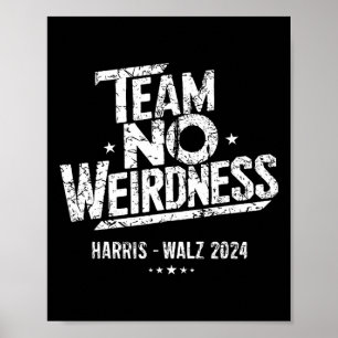 Poster Equipe Walz 2024 Sem Estranhos Funny Kamala Tim Wa