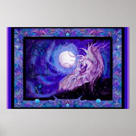 Poster equo-asa-branca-cavalo unicórnio equino pegasus