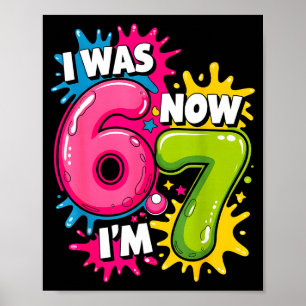 Poster Era 6 7 aniversário 67 meme 7 anos de idade aniver