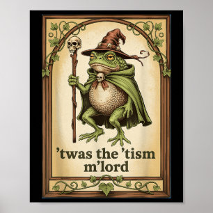 Poster Era O Sapo Feiticeiro Senhor Tism Autismo