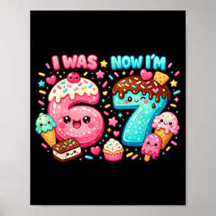 Poster Era um amante de sorvete pingando 67 meme aniversá