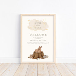 Poster Era uma vez, os bebês do Woodland são bem-vindos