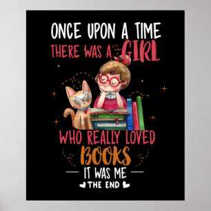 Poster Era Uma Vez Uma Garota Que Realmente Livros