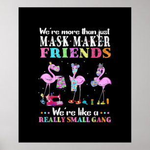 Poster Eram Mais Do Que Apenas Amigos Mascarados Flamingo