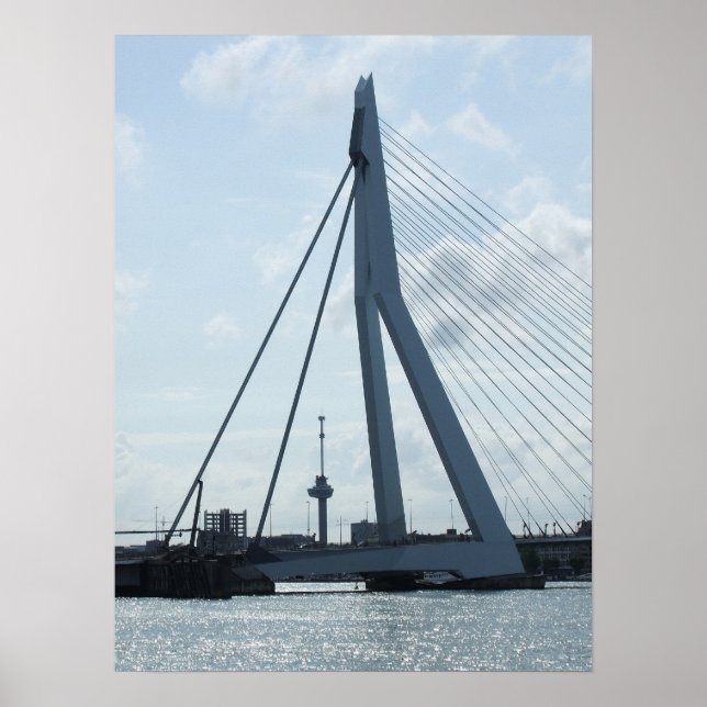 Poster Erasmusbrug en Euromast (Frente)