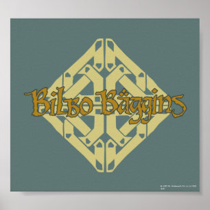 Póster Erebor - BILBO BAGGINS™ Name