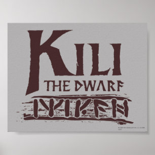 Poster Erebor - Nome Kili
