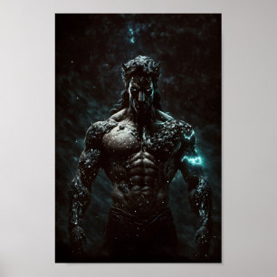 Poster Erebus Deus Grego Embodimento da Escuridão Primord