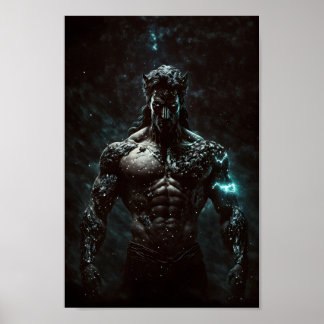 Poster Erebus Deus Grego Embodimento da Escuridão Primord