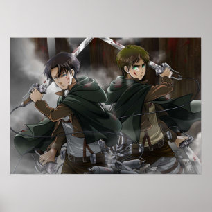 Poster Eren e Levi