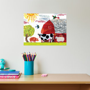 Poster Eric Carle Cena Fazenda Colorida