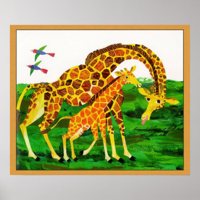 Poster Eric Carle - Girafa (Frente)