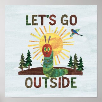 Poster Eric Carle | Vamos para fora