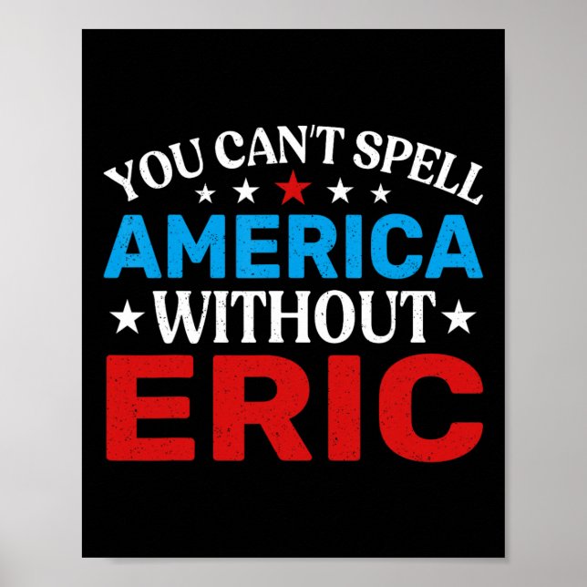 Poster Eric Quarto Do Patriotismo De Julho Funny Eric 4th (Frente)