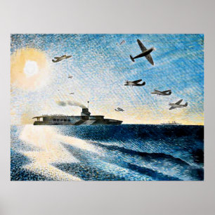 Poster Eric Ravilious - HMS Glorious no Ártico