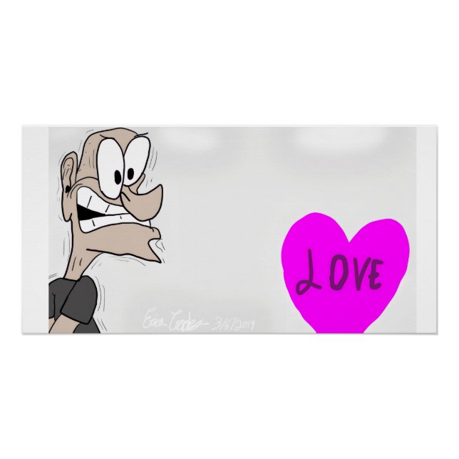 Póster Erica Crooks Comics - Man fearing love (Frente)