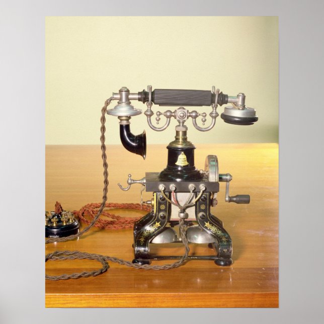 Poster Ericsson Telephone, 1890 (Frente)