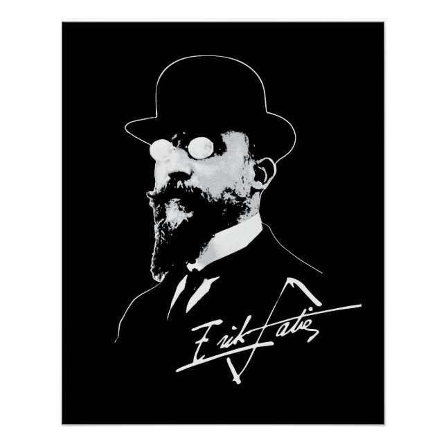 Póster Erik Satie (Frente)