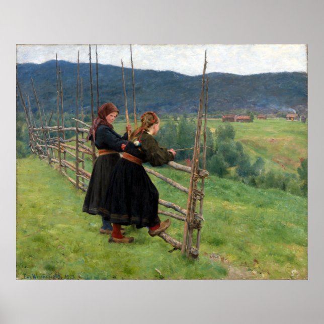 Poster Erik Werenskiold setembro (Frente)