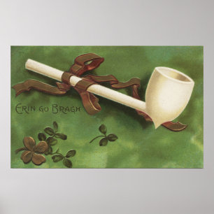 Póster Erin vai Bragh, tubulação do marfim