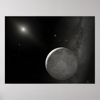 Poster Eris (Xena) e sua disnomia lua