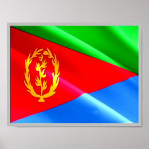 Poster Eritreia - Bandeira da Eritreia -