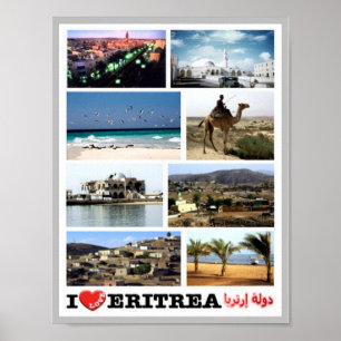 Poster Eritreia - I Love-