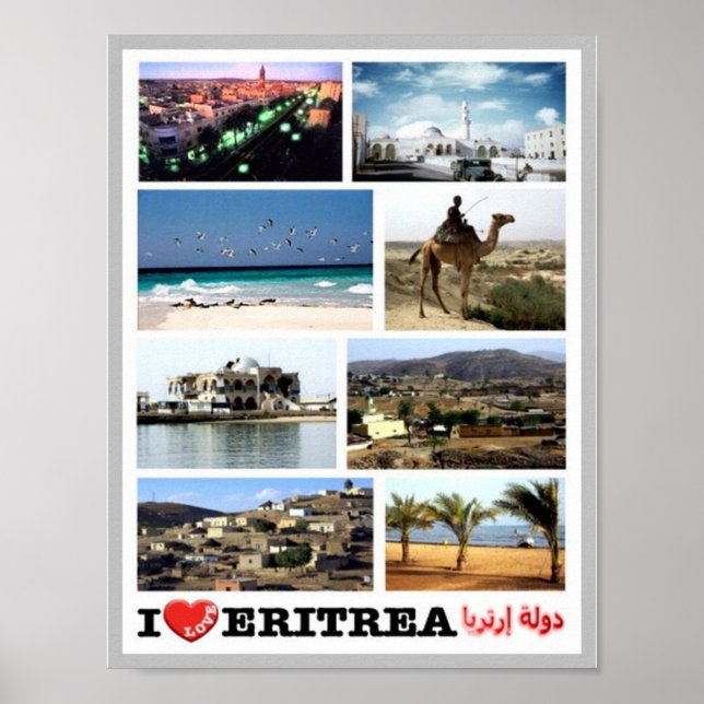Poster Eritreia - I Love- (Frente)