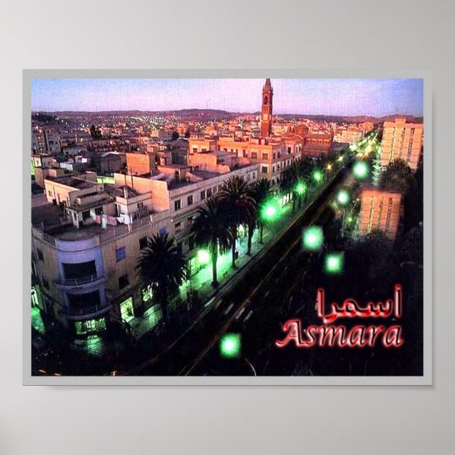 Poster Eritreia - Noite de Asmara - (Frente)