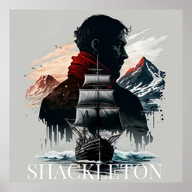 Poster Ernest Shackleton (Frente)