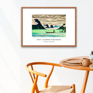 Poster Ernst L. Kirchner - Paisagem Colorida Arte Moderna