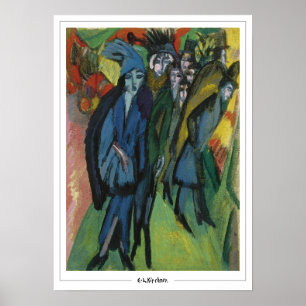 Poster Ernst Ludwig Kirchner Zedign Cartaz de Arte #114-2