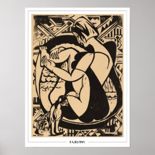Poster Ernst Ludwig Kirchner Zedign Cartaz de Arte #203-2