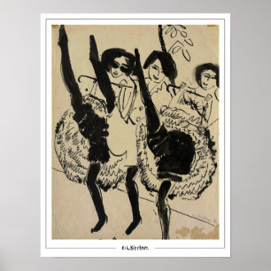 Poster Ernst Ludwig Kirchner Zedign Cartaz de Arte #261-2