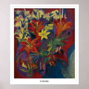 Poster Ernst Ludwig Kirchner Zedign Cartaz de Arte #41