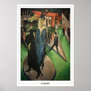 Poster Ernst Ludwig Kirchner Zedign Cartaz de Arte #486-2