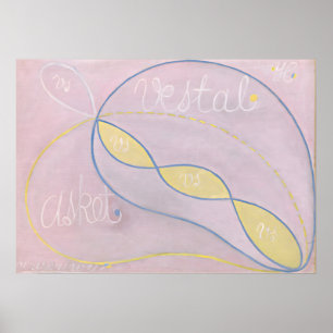 Poster Eros Series, nº 2, 1907 Hilma af Klint