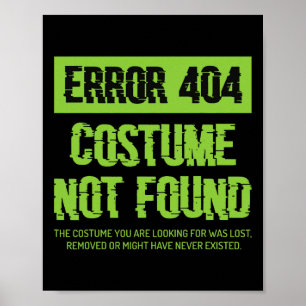 Poster Erro 404 Figurume Não Encontrado Preguiçoso Corres