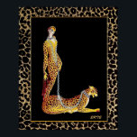 Poster Erte - A Senhora Leopardo<br><div class="desc">Se você optar por fazer o download, a sua loja Walgreen local fará posters de conselho do seu download em tamanhos diferentes e em várias texturas a um preço muito bom. Às vezes com desconto. Uma dica do meu amigo dos EUA. Para o Reino Unido, veja "Digital Printing" (Impressão digital)...</div>