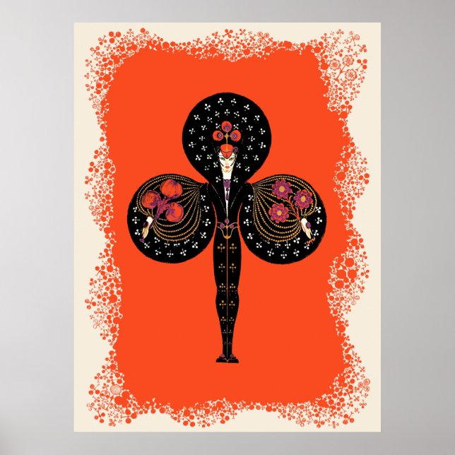 Poster Erté - Aces Suite, Club (Frente)