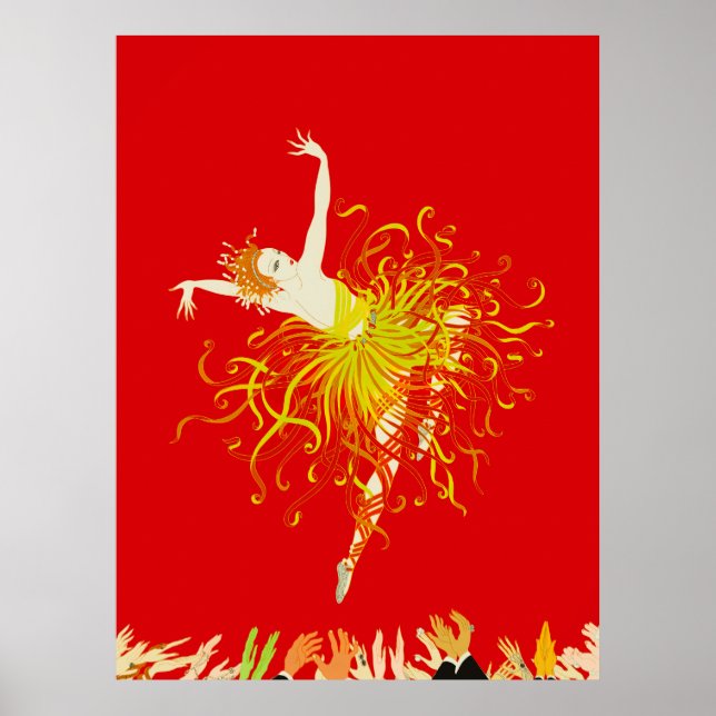 Poster Erté - Aplausos (Frente)