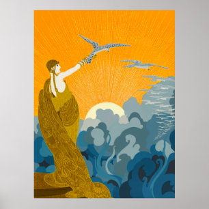 Poster Erté - Asas da Vitória