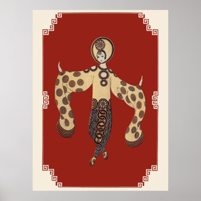 Poster Erté - Asia Princess Suite, Bamboo (Frente)
