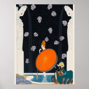 Poster Erté - Banho do Marquise, 1980
