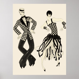 Poster Erté - Casal Charleston