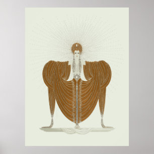 Poster Erté - Celestial Virtuds Suite, Radiância