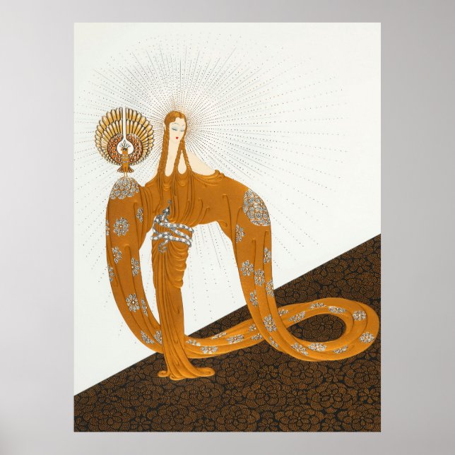 Poster Erté - Celestial Virtuds Suite, Radiância (Frente)